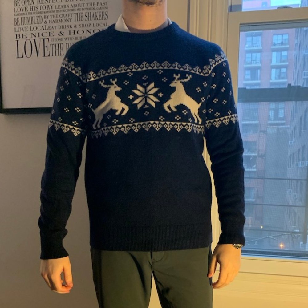 wool J Crew winter sweater